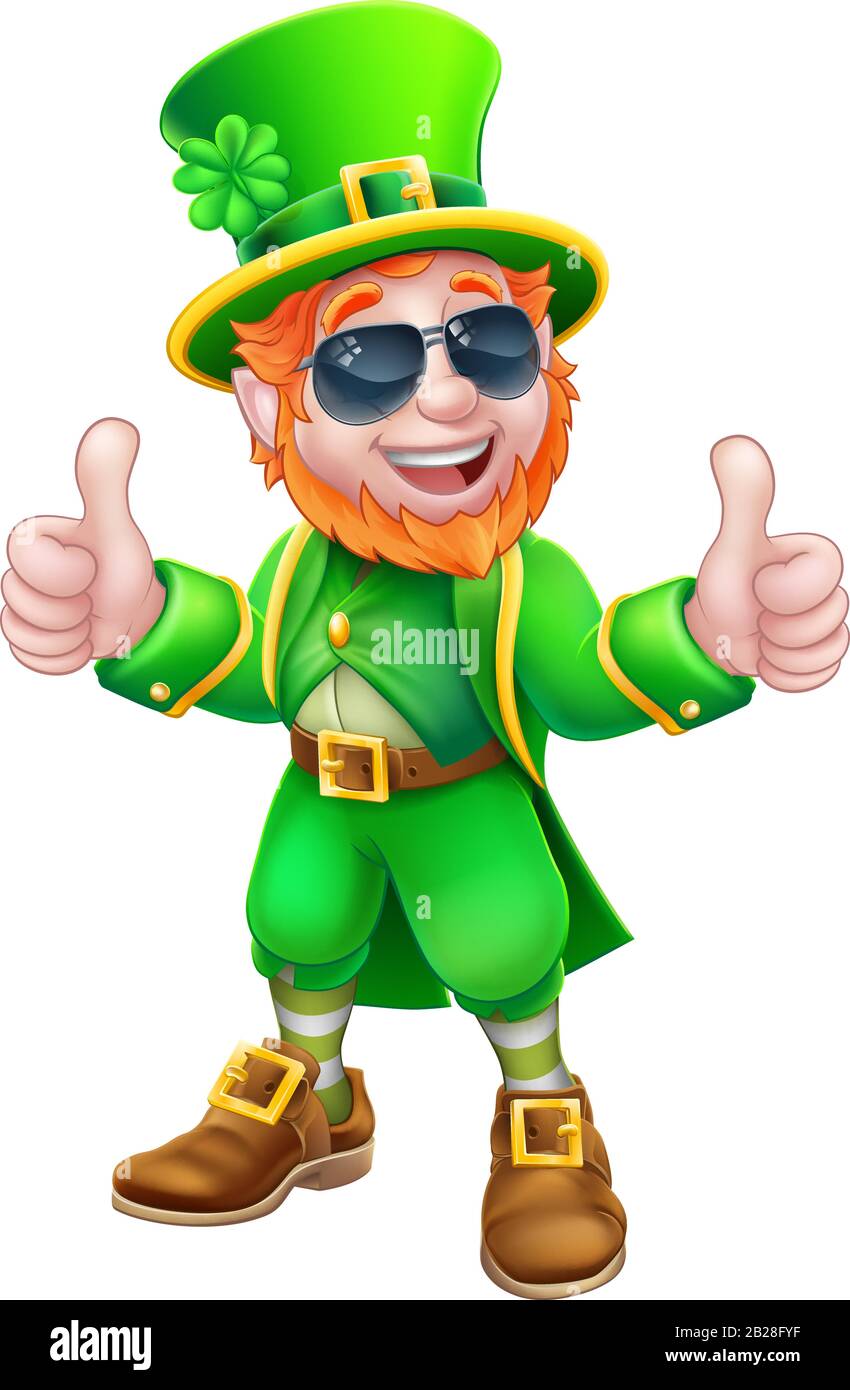 Leprechaun St Patricks Day Cartoon Character Stock Vector Image And Art