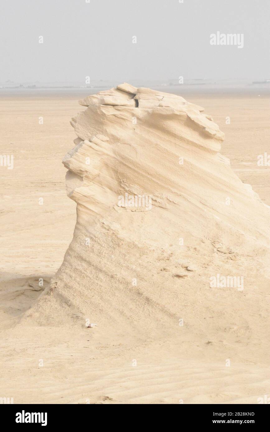 Fossil dunes in Abu Dhabi Stock Photo Alamy