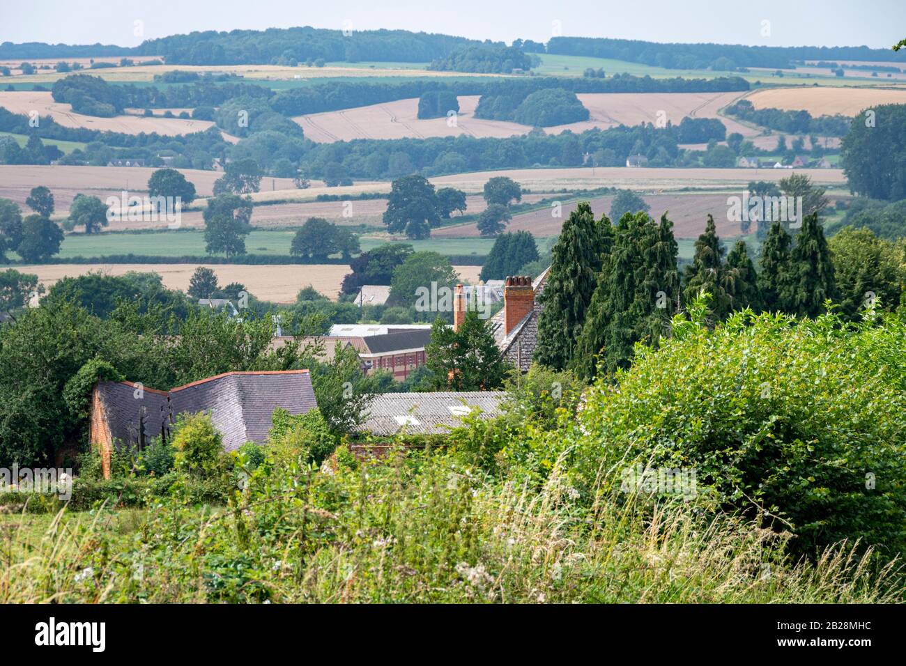 Farmland and farm buildings near Chipping Campden, Gloucestershire