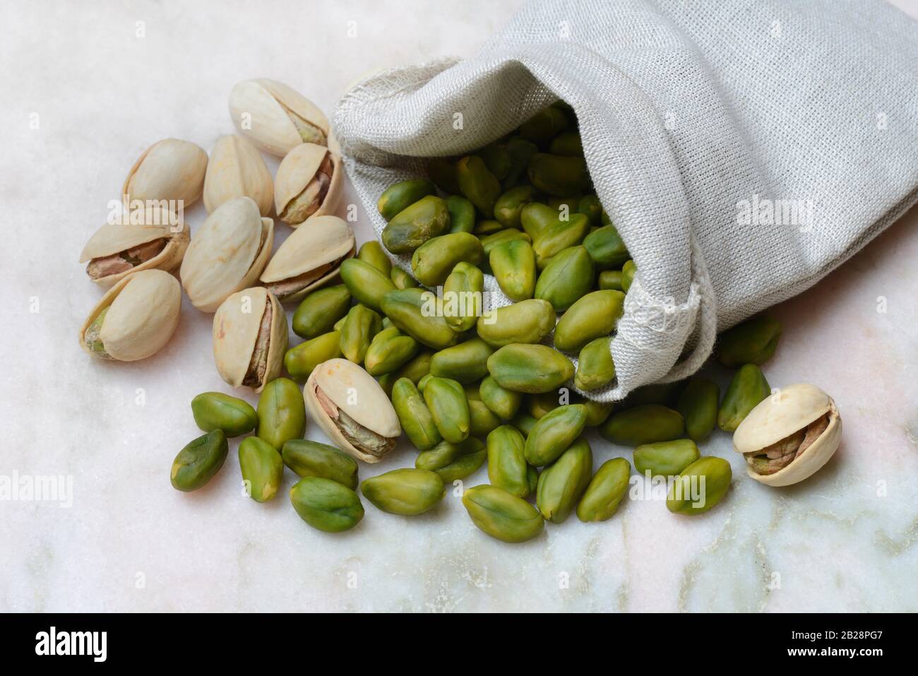 Pistachios in small bags, Germany Stock Photo Alamy