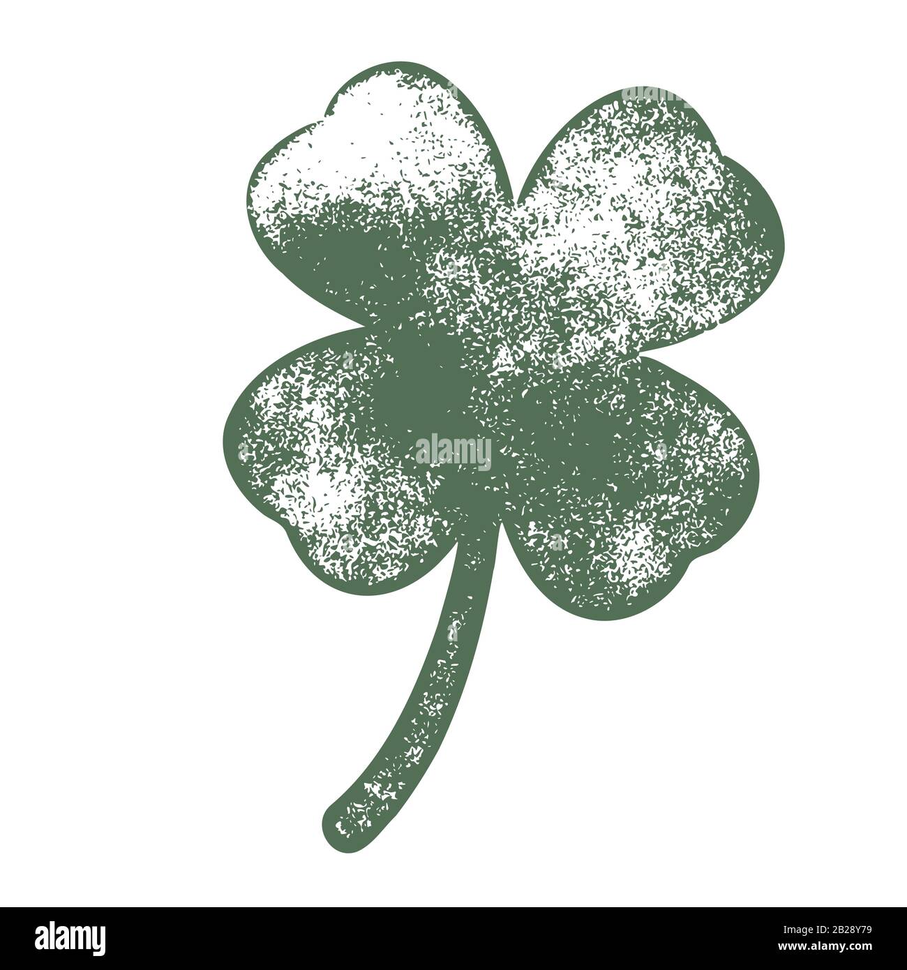 Grunge Clover Shamrock Stock Vector Image & Art - Alamy