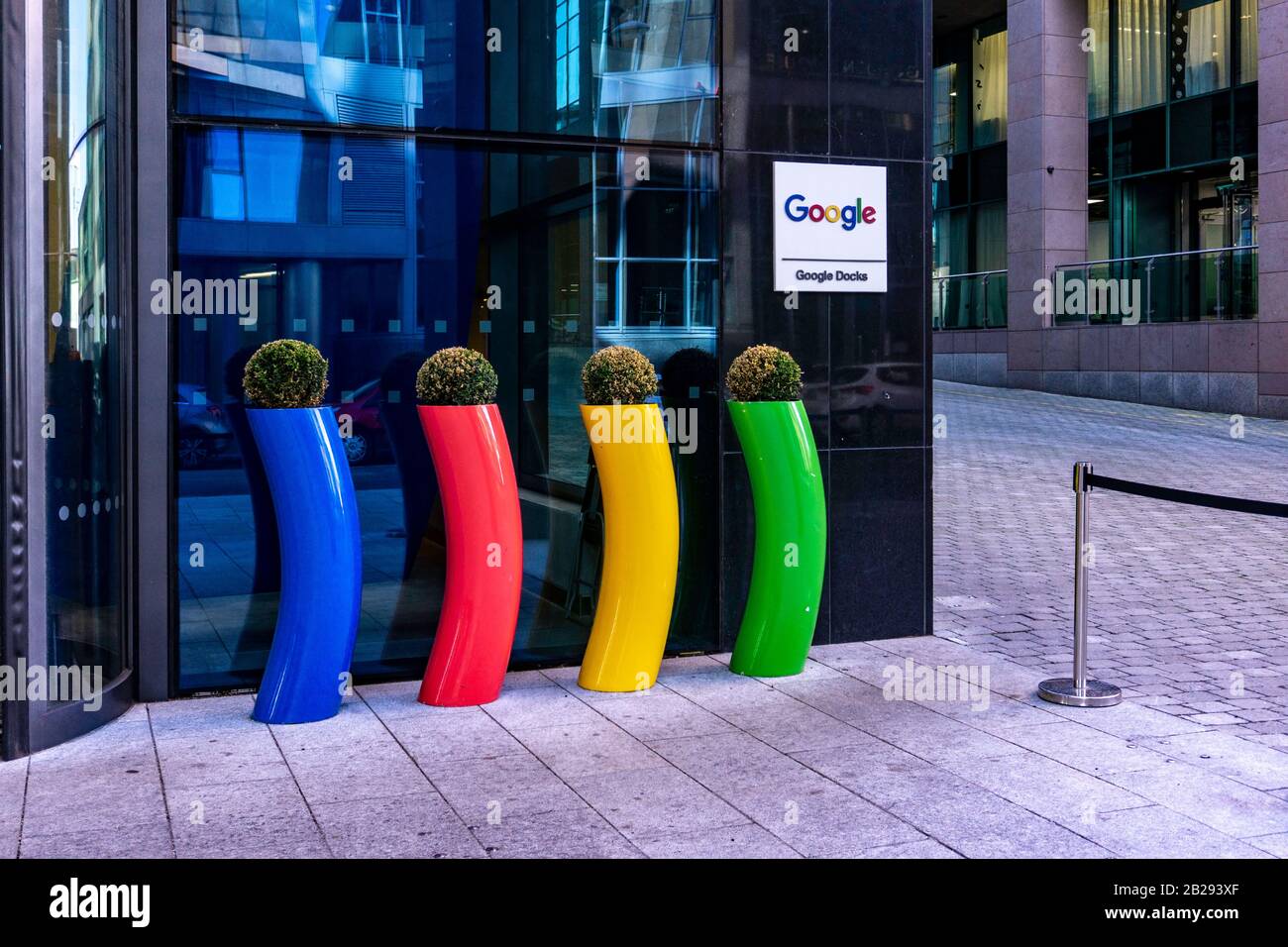Google Docks Office complex in Barrow Street, Dublin, Ireland. Stock Photo