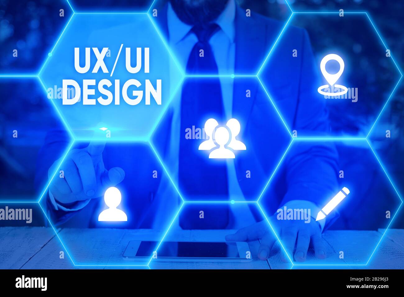 Handwriting text Ux Or Ui Design. Conceptual photo two different ...