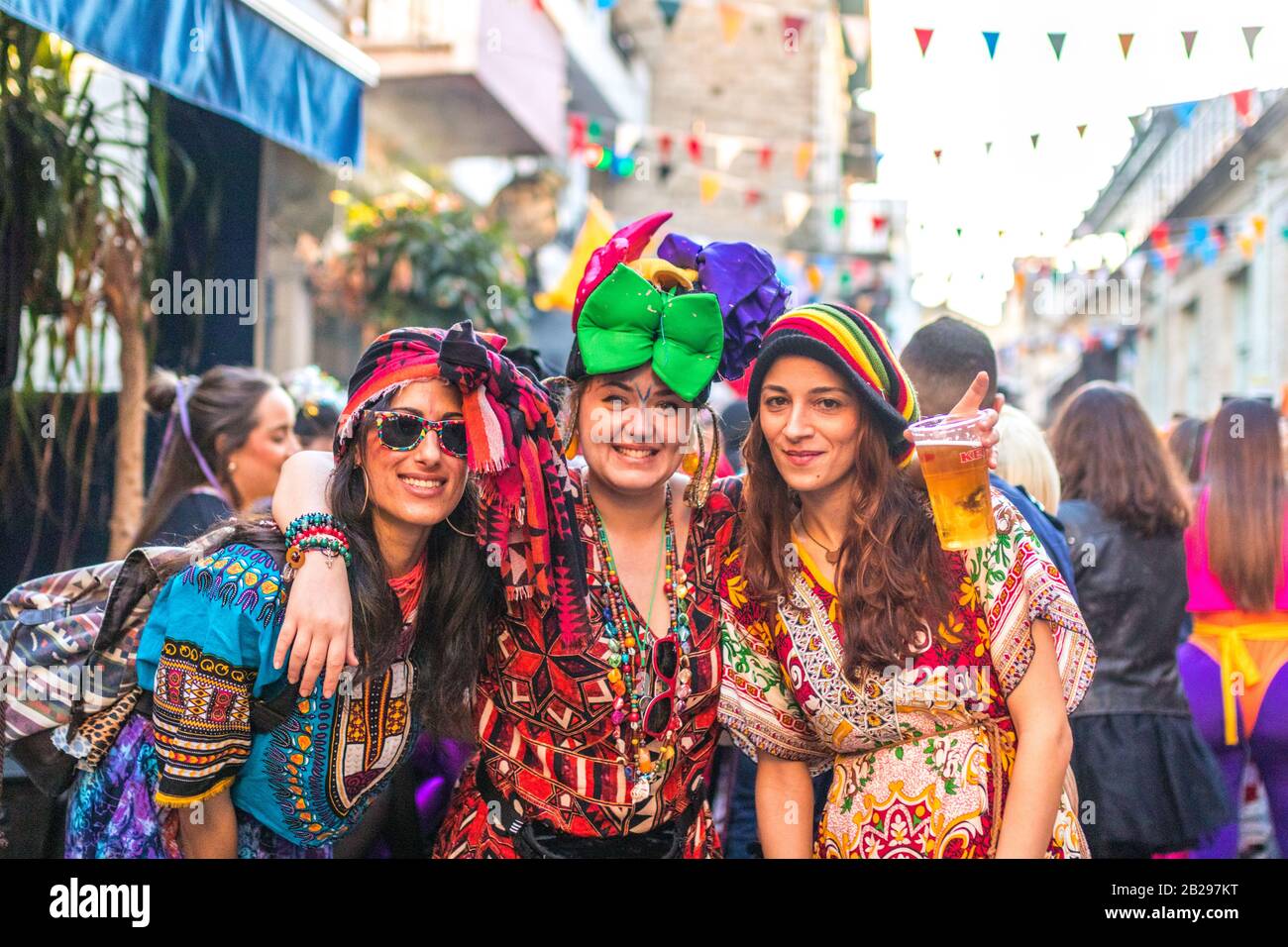 Limassol, Cyprus - March 2020: Limassol Carnival 2020 party people Stock  Photo - Alamy