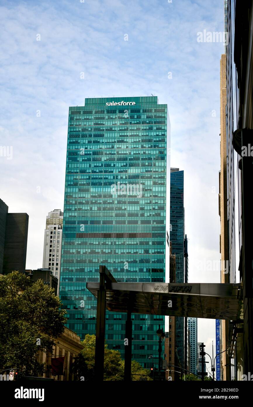 Salesforce tower, NYC, USA Stock Photo