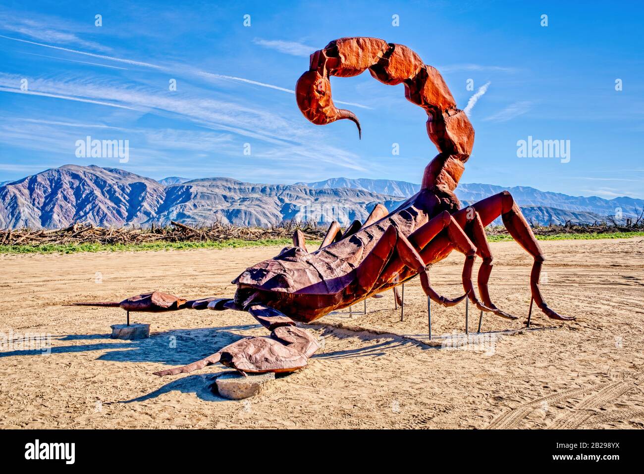 Galleta Meadows In Borrego Springs, California Features Over 130 Large