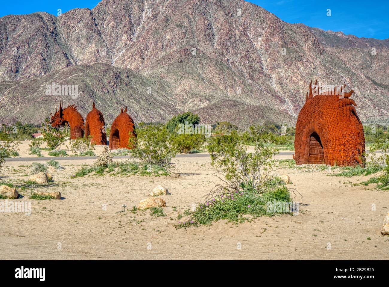 Galleta Meadows In Borrego Springs, California Features Over 130 Large