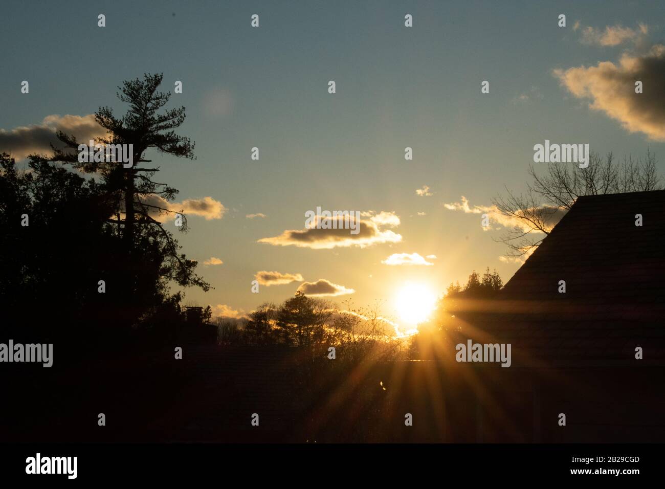 Sun Setting Behind Earth High Resolution Stock Photography and Images ...