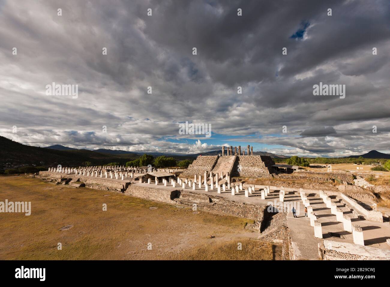 Pyramid of Quetzalcoatl, Tula archaeological site, Toltec ...