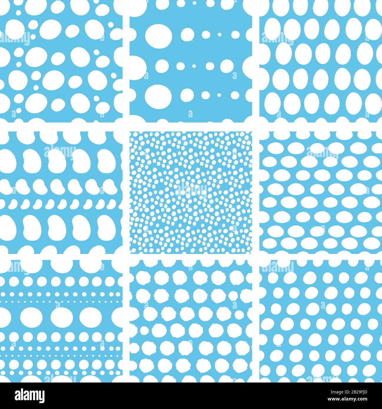 This is a illustration of Hand-painted Aligned polka dot pattern ...