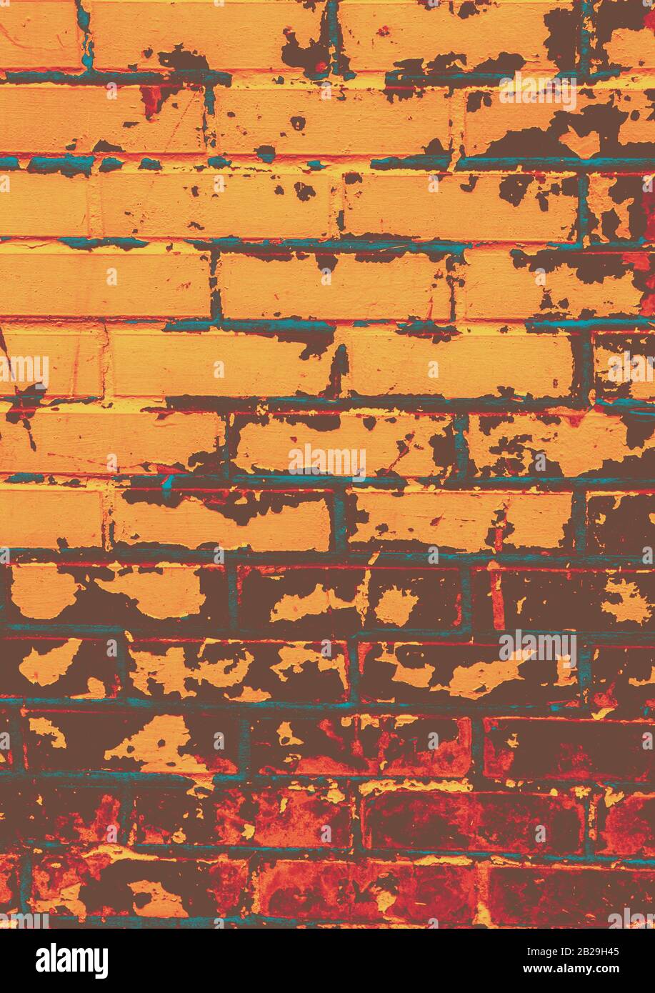 Old grunge brick wall as a background Stock Photo - Alamy