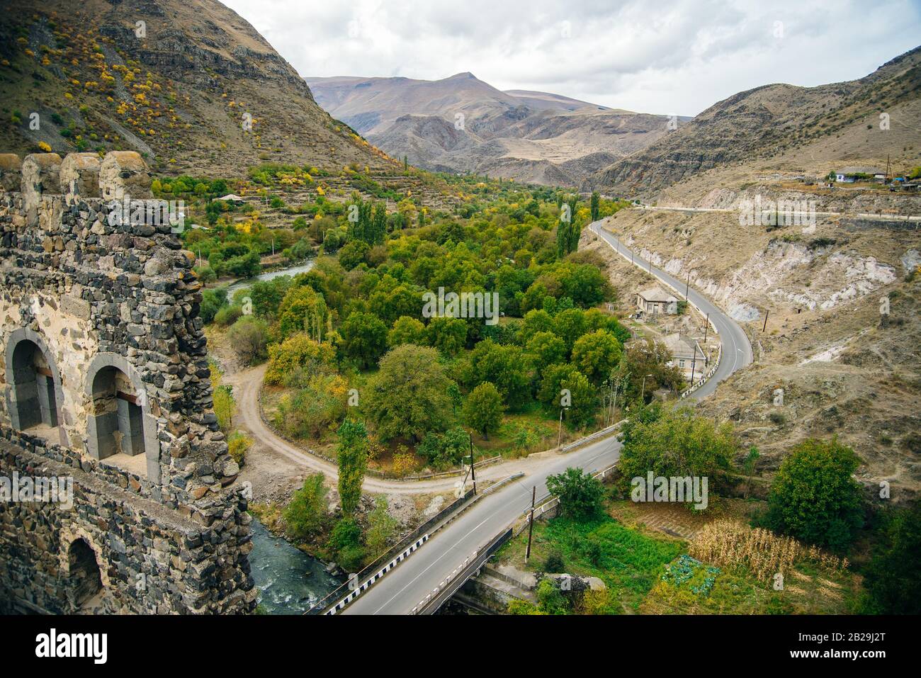 Khertvisi fortress on mountain. It is one of the oldest fortresses in  Georgia Stock Photo - Alamy