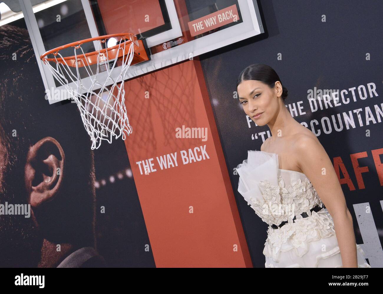 Los Angeles, USA. 01st Mar, 2020. Janina Gavankar arrives at the Warner Bros Pictures' THE WAY BACK Los Angeles Premiere held at the Regal LA Live in Los Angeles, CA on Sunday, March 1, 2020. (Photo By Sthanlee B. Mirador/Sipa USA) Credit: Sipa USA/Alamy Live News Stock Photo
