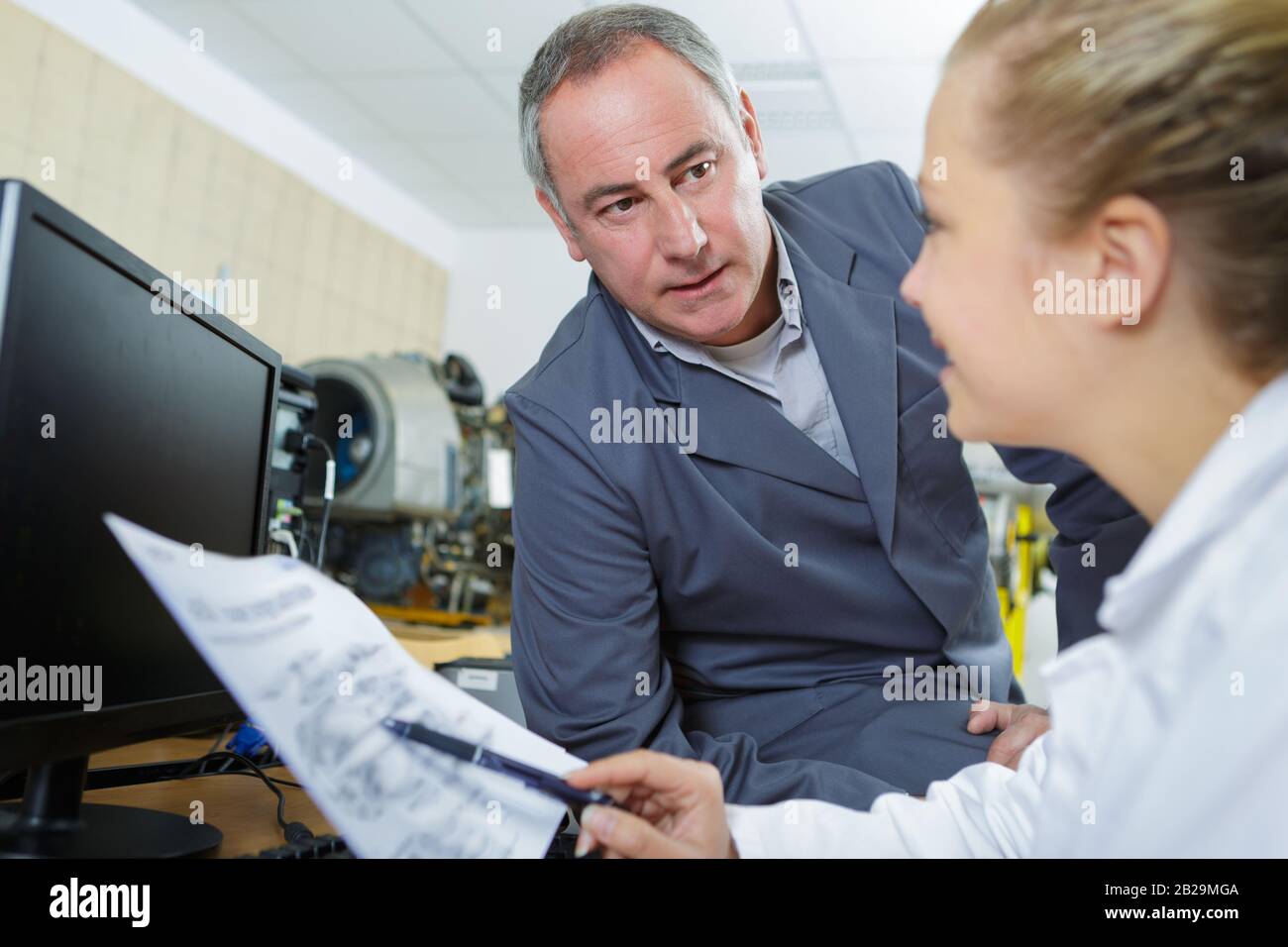 female computer repair and assembler Stock Photo - Alamy