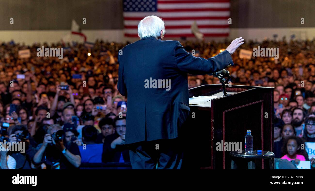 Los Angeles, California, USA. 01st Mar, 2020. U.S. Senator and ...