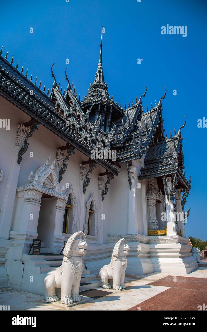 Ancient City temples, Muang Boran in Bangkok Thailand Stock Photo - Alamy