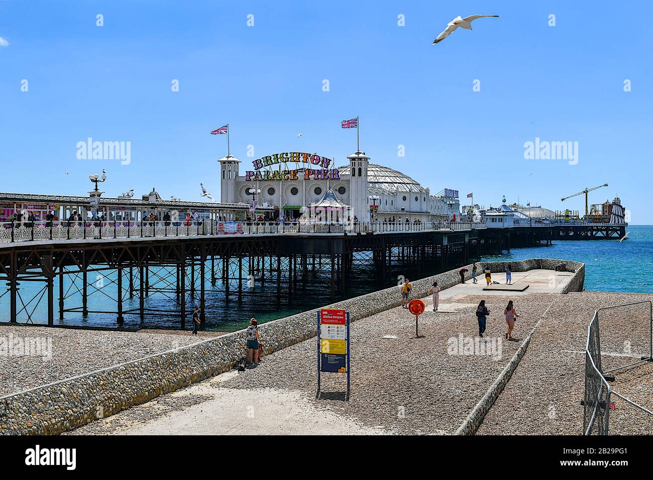 Brighton Palace Pier, Brighton, East Sussex, England, UK Stock Photo