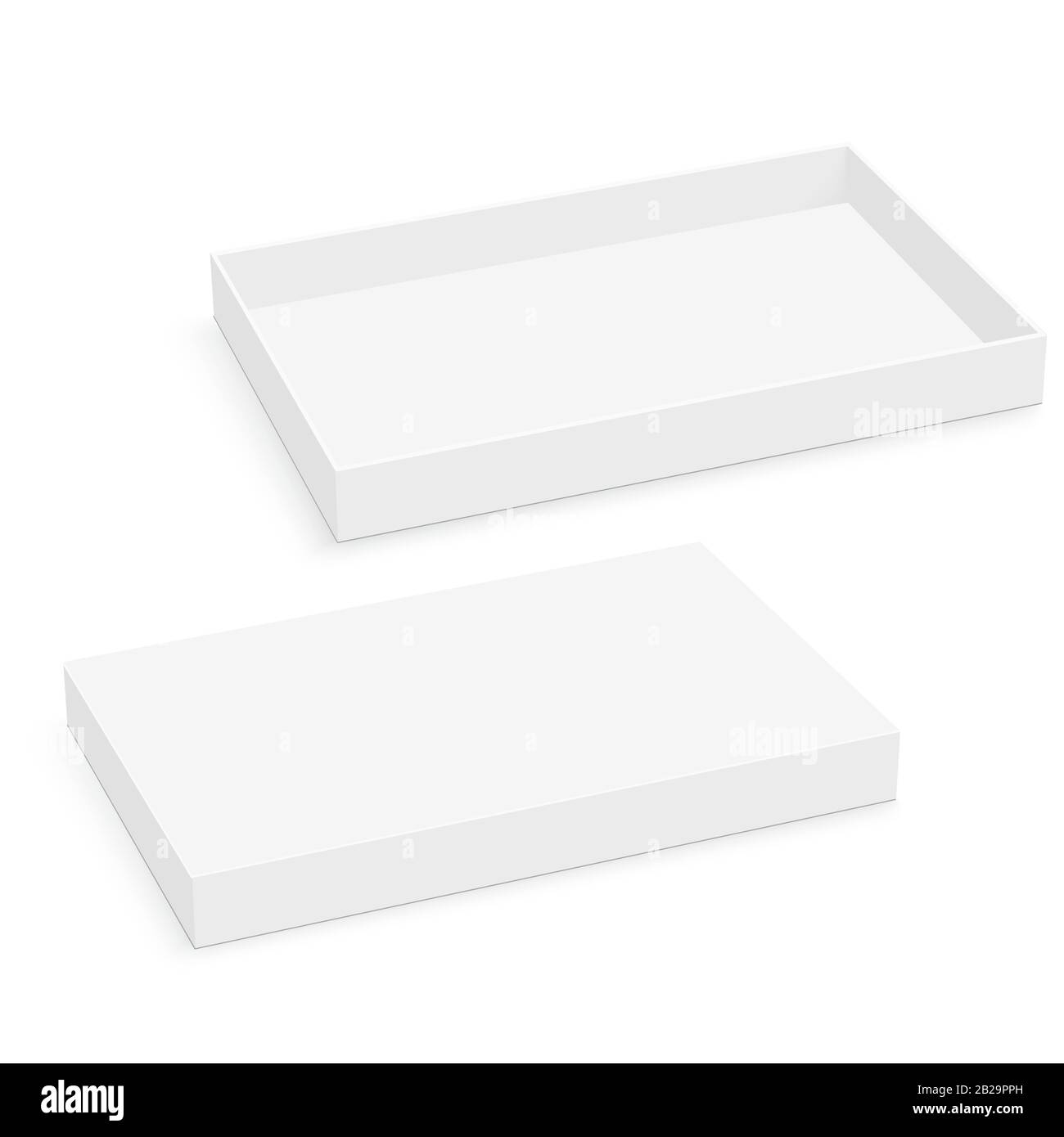 Download Blank Square Thin Box Mockup Vector Stock Vector Image Art Alamy