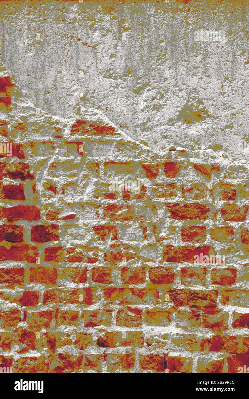 Old grunge brick wall as a background Stock Photo - Alamy