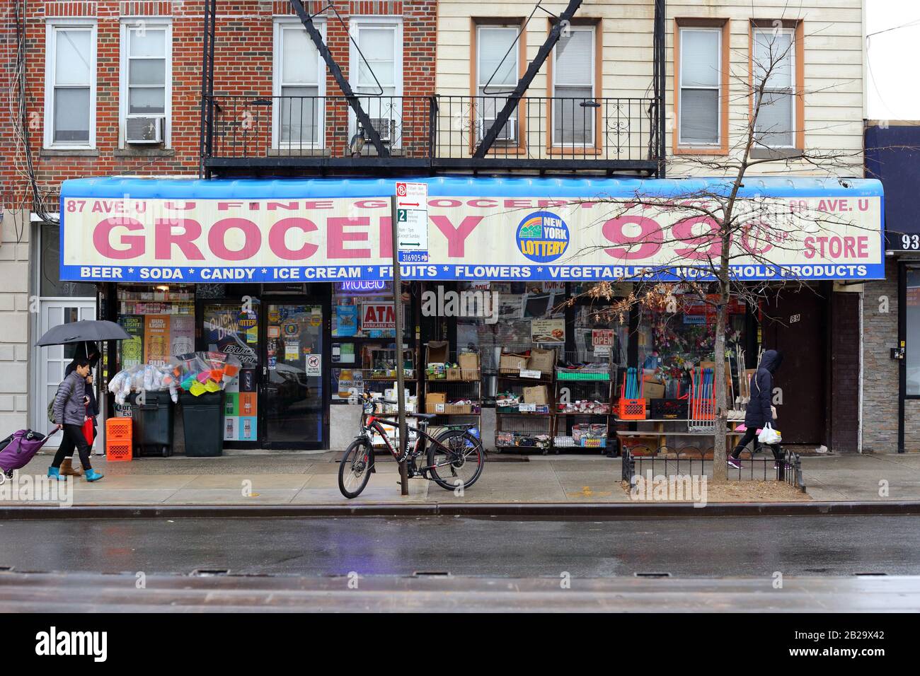 U Fine Grocery, 87 Ave U, Brooklyn, New York. NYC storefront photo of a