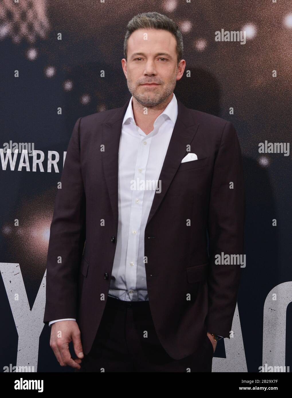Los Angeles, USA. 01st Mar, 2020. a  Ben Affleck 004 attend the premiere of Warner Bros Pictures' ' The Way Back' at Regal LA Live on March 01, 2020 in Los Angeles, California. Credit: Tsuni/USA/Alamy Live News Stock Photo