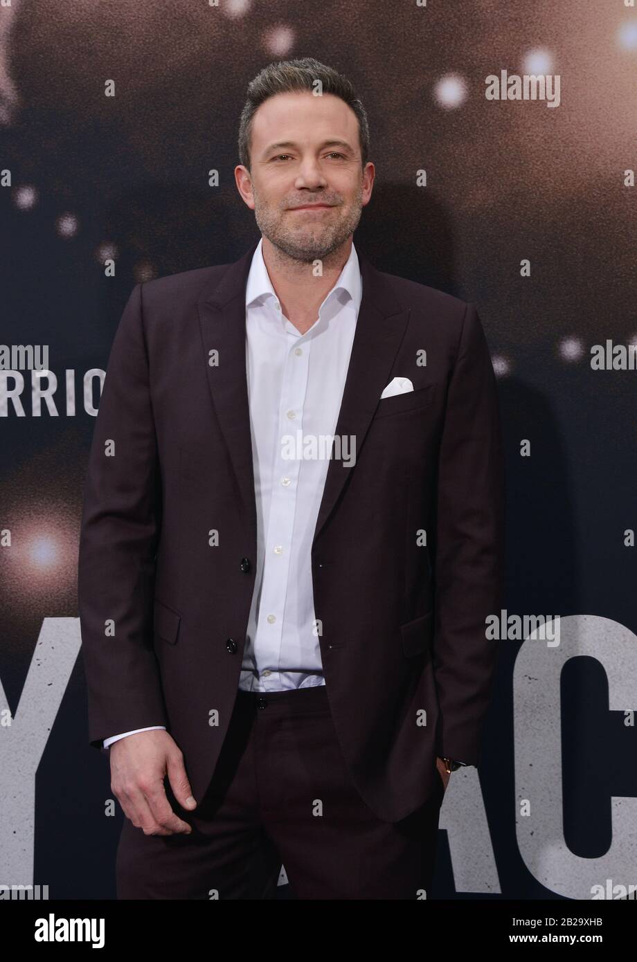 Los Angeles, USA. 01st Mar, 2020. Ben Affleck 021 attend the premiere of Warner Bros Pictures' ' The Way Back' at Regal LA Live on March 01, 2020 in Los Angeles, California. Credit: Tsuni/USA/Alamy Live News Stock Photo