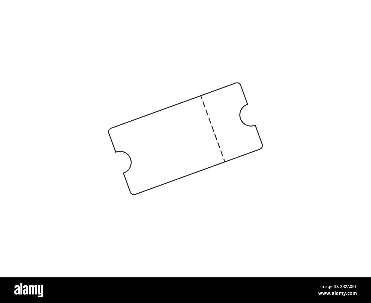 Ticket icon vector hi-res stock photography and images - Alamy