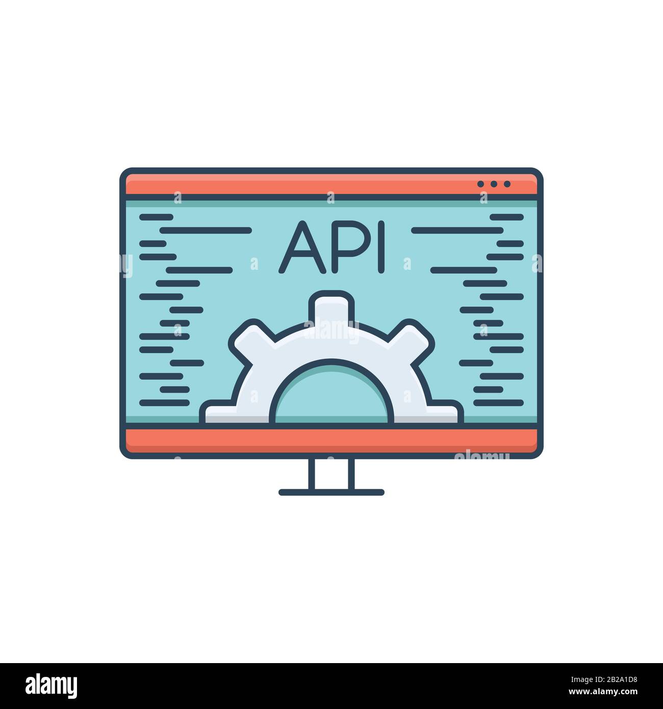 Icon for api ,data Stock Vector Image & Art - Alamy