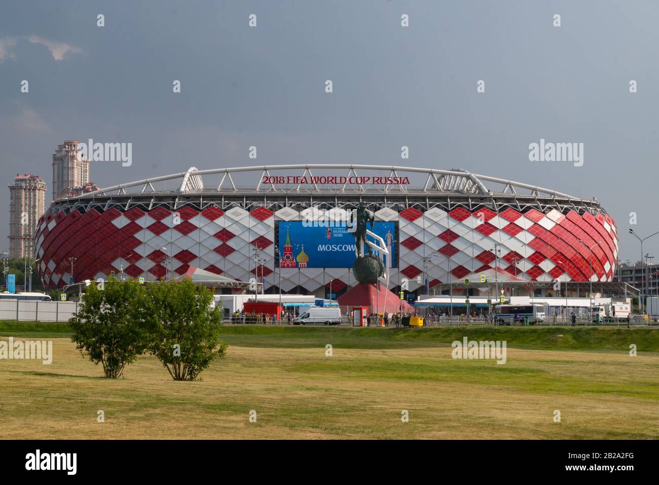Spartak moscow stadium hi-res stock photography and images - Alamy