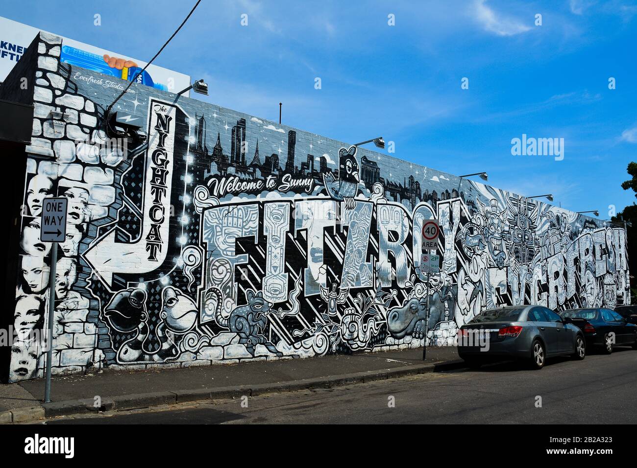 Graffiti on the wall in Melbourne, Australia Stock Photo Alamy