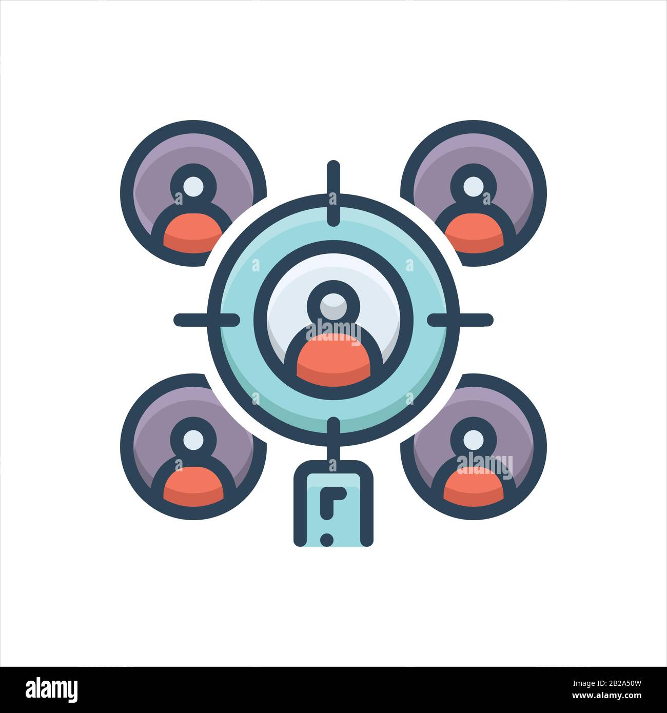 Icon for target audience, target Stock Vector Image & Art - Alamy