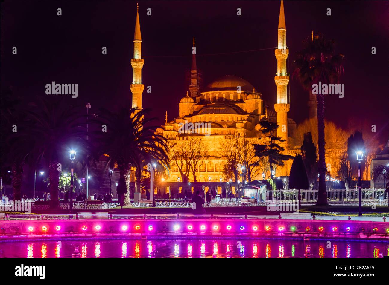 The Blue Mosque at night, Istanbul, Turkey Stock Photo Alamy The Blue Mosque at night, Istanbul, Turkey Stock Photo Alamy