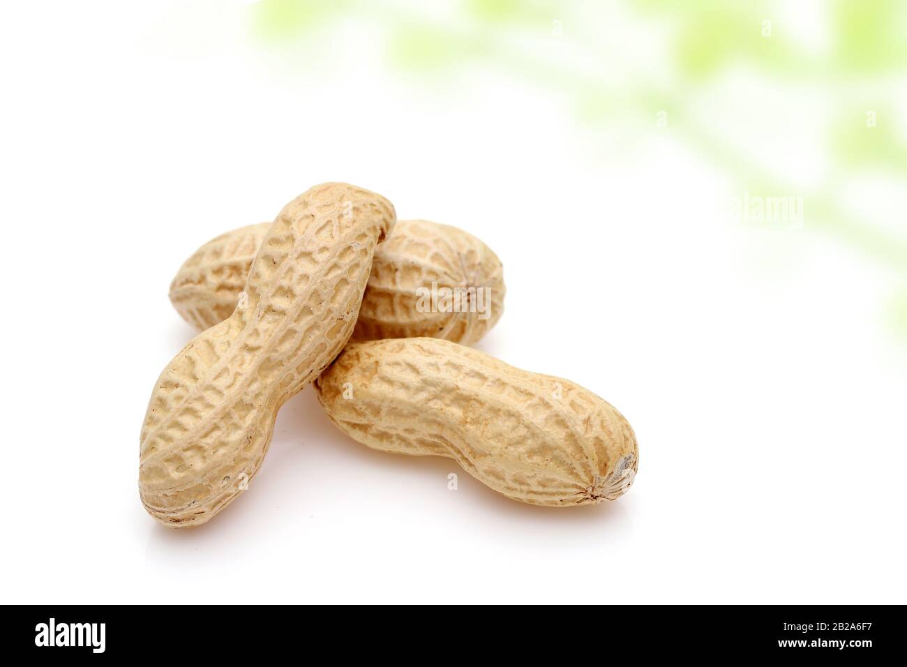 Organic peanuts in shell isolated on white background Stock Photo Alamy