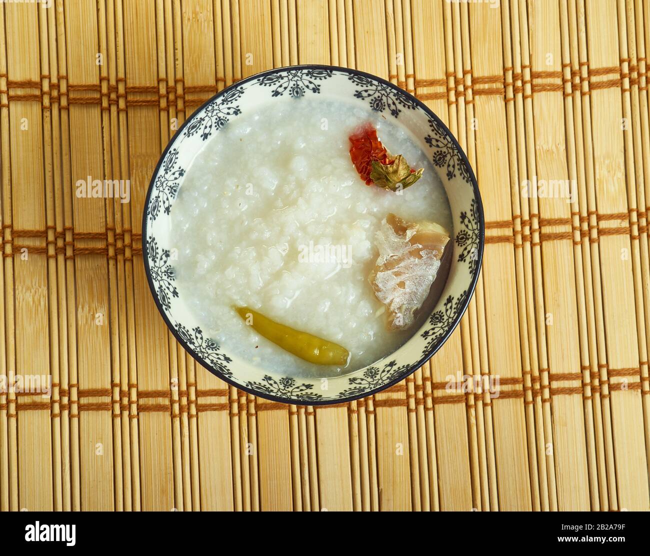 Congee, type of rice porridge or gruel.food of ancient Tamil people of