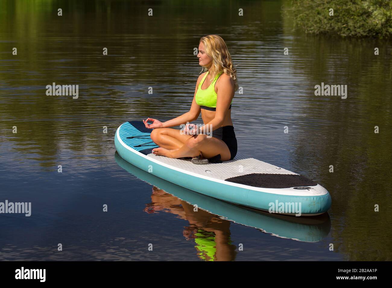 Meditation on Floating Platform