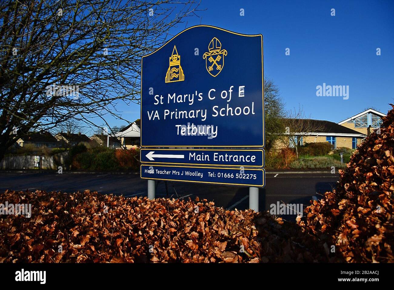 St Mary's C of E Primary School in Tetbury, Gloucestershire, as one of ...