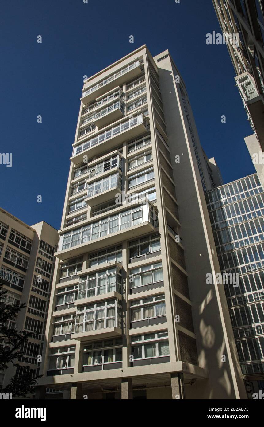 Tower in the Erno Goldfinger designed office turned apartment block now