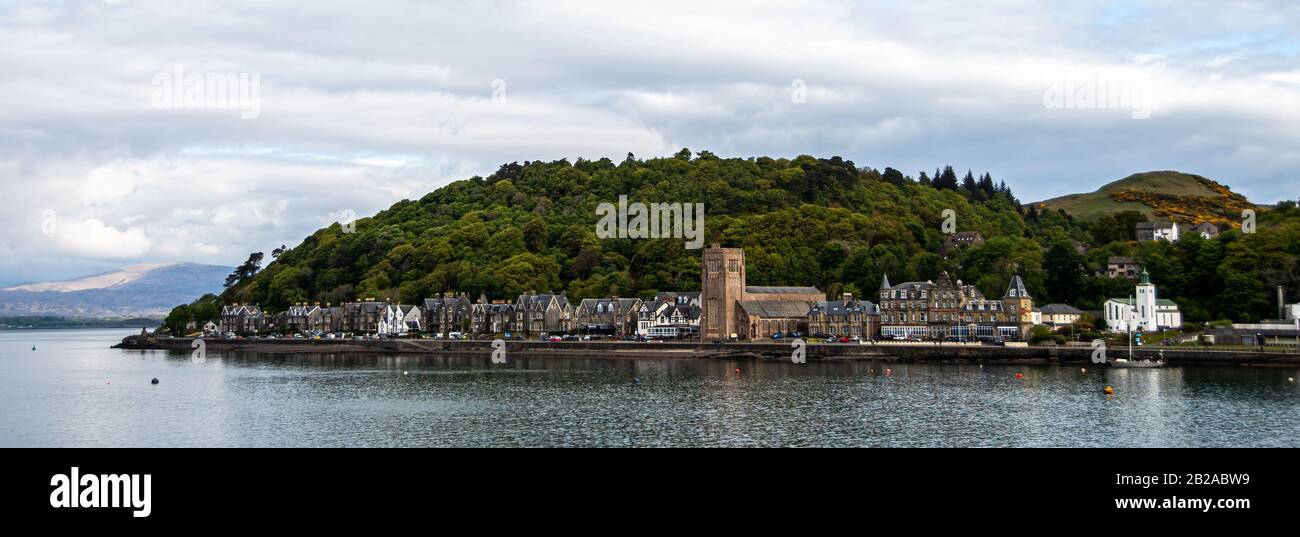 Townscape, Oban, Argyll and Bute, Scotland, UK Stock Photo