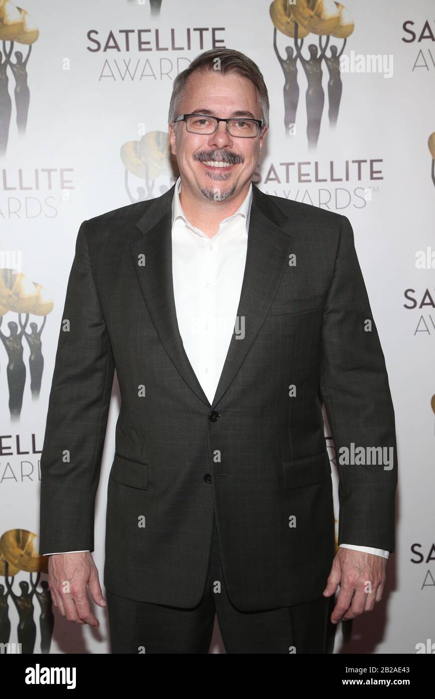 Beverly Hills, Ca. 1st Mar, 2020. Vince Gilligan, at the International Press Academy 24th Satellite Awards at Viceroy L'Ermitage in Beverly Hills, California on March 1, 2020. Credit: Faye Sadou/Media Punch/Alamy Live News Stock Photo