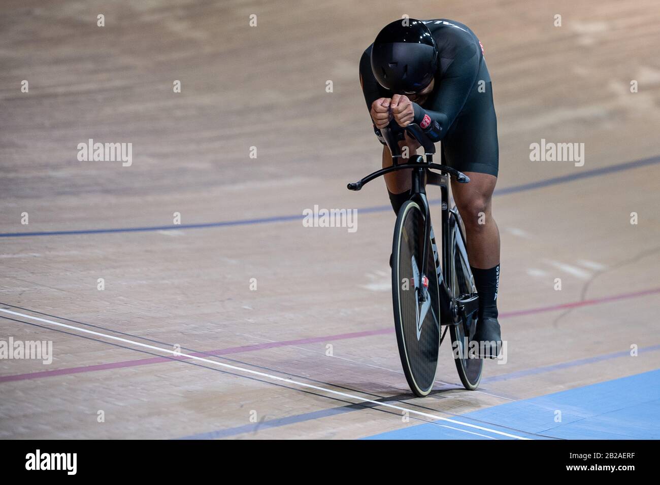 Berlin Germany 28th Feb 2020 Cycling Track World Championship 1000m Time Trial Qualification Muhammad Fadhil Mohd From Malaysia Rides On The Track Credit Sebastian Gollnow Dpa Alamy Live News Stock Photo Alamy