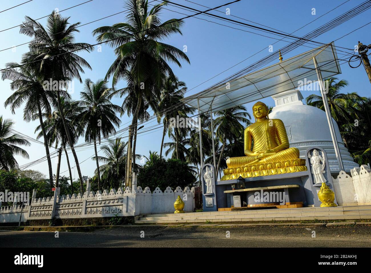 Buddha statue on a street in Galle, Sri Lanka Stock Photo Alamy