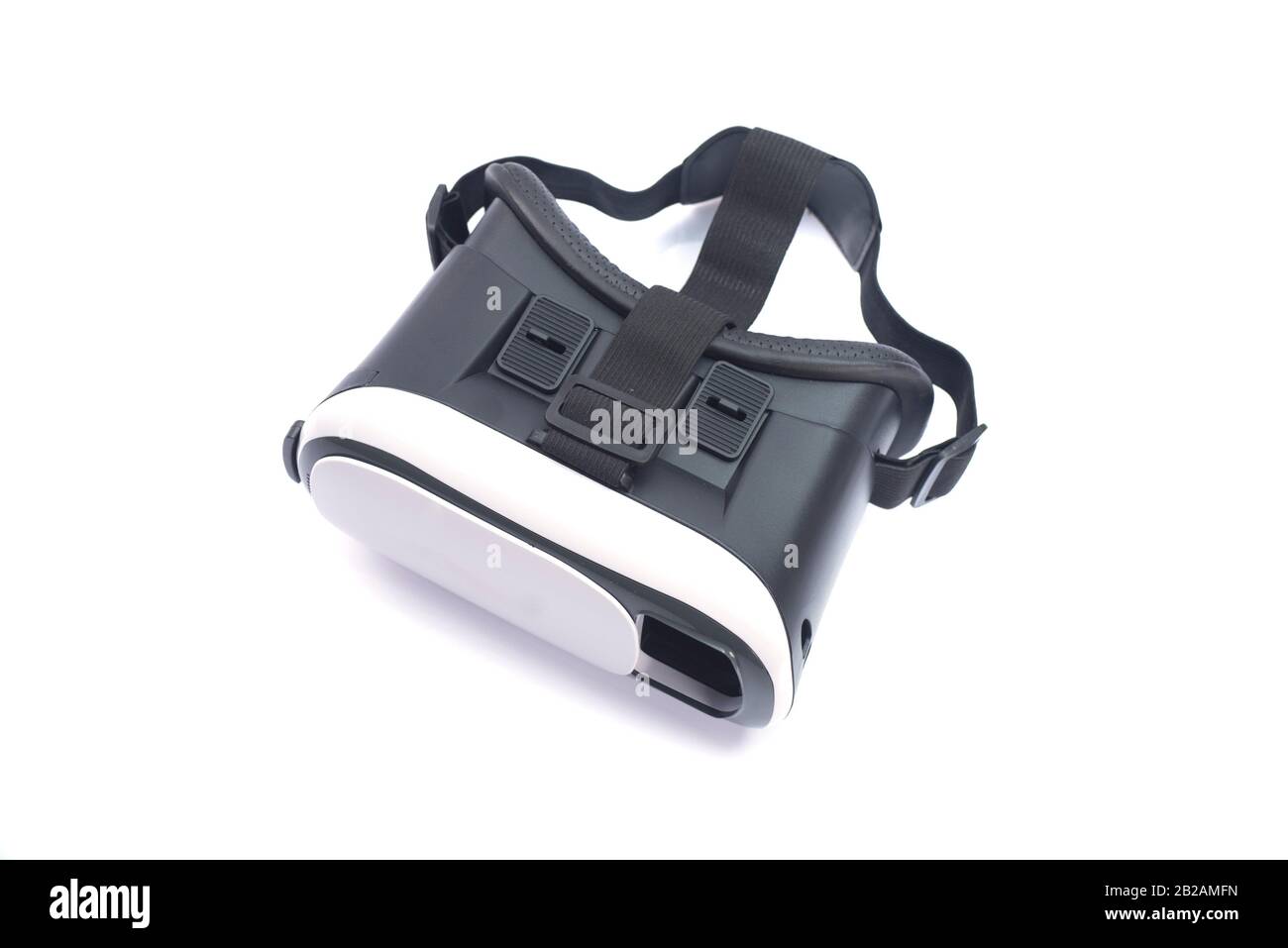 VR Box / Virtual Reality glasses isolated on white background Stock