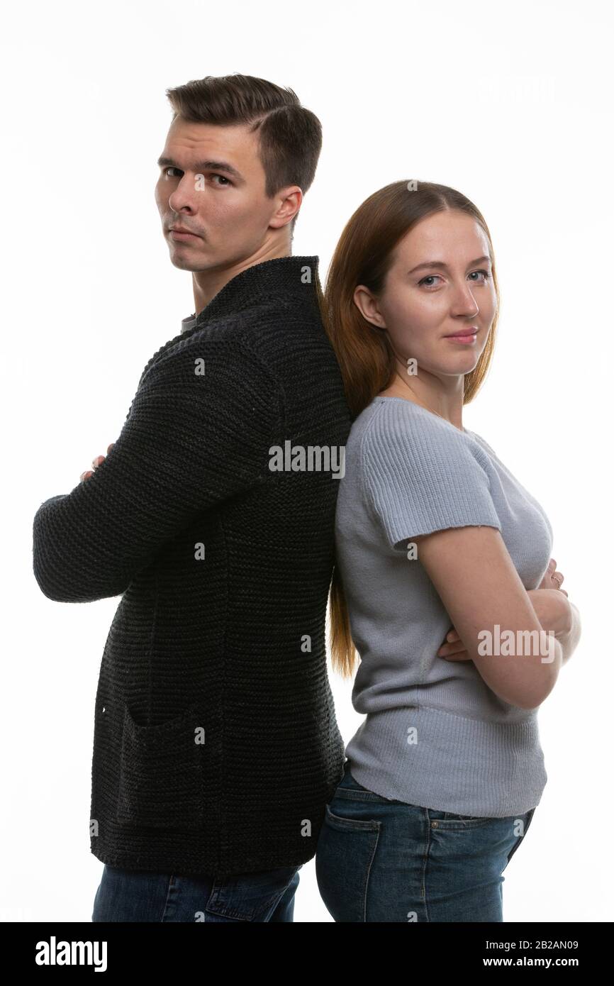 Man And Woman Standing Next To Each Other