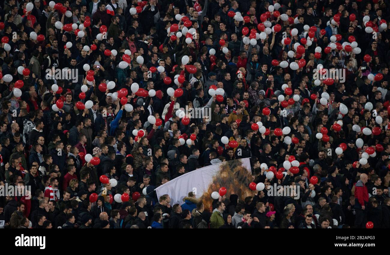 Fans of Crvena Zvezda editorial stock image. Image of reception - 22604269