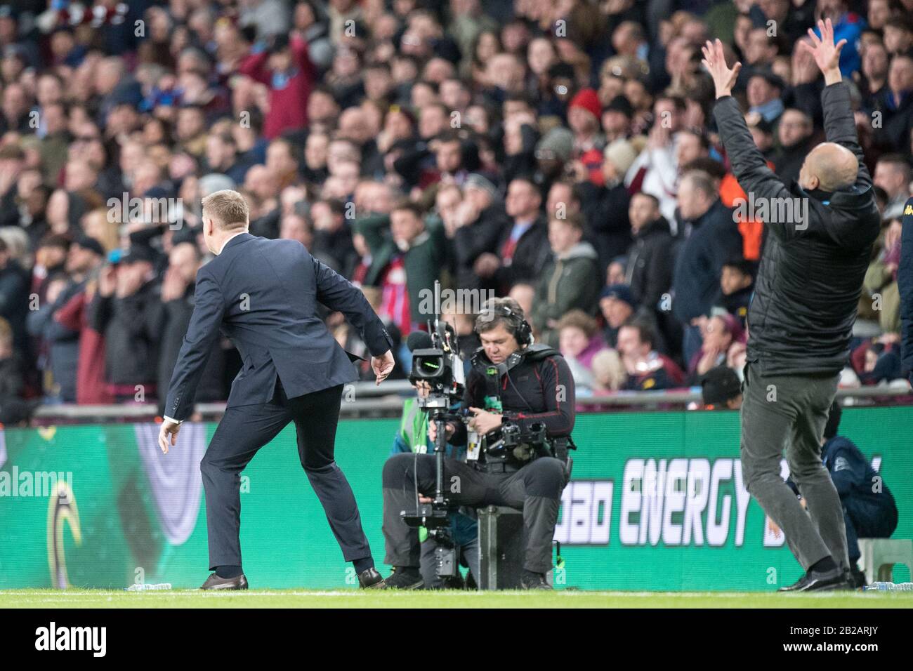 Carabao Cup Final between Aston Villa and Manchester City at Wembley