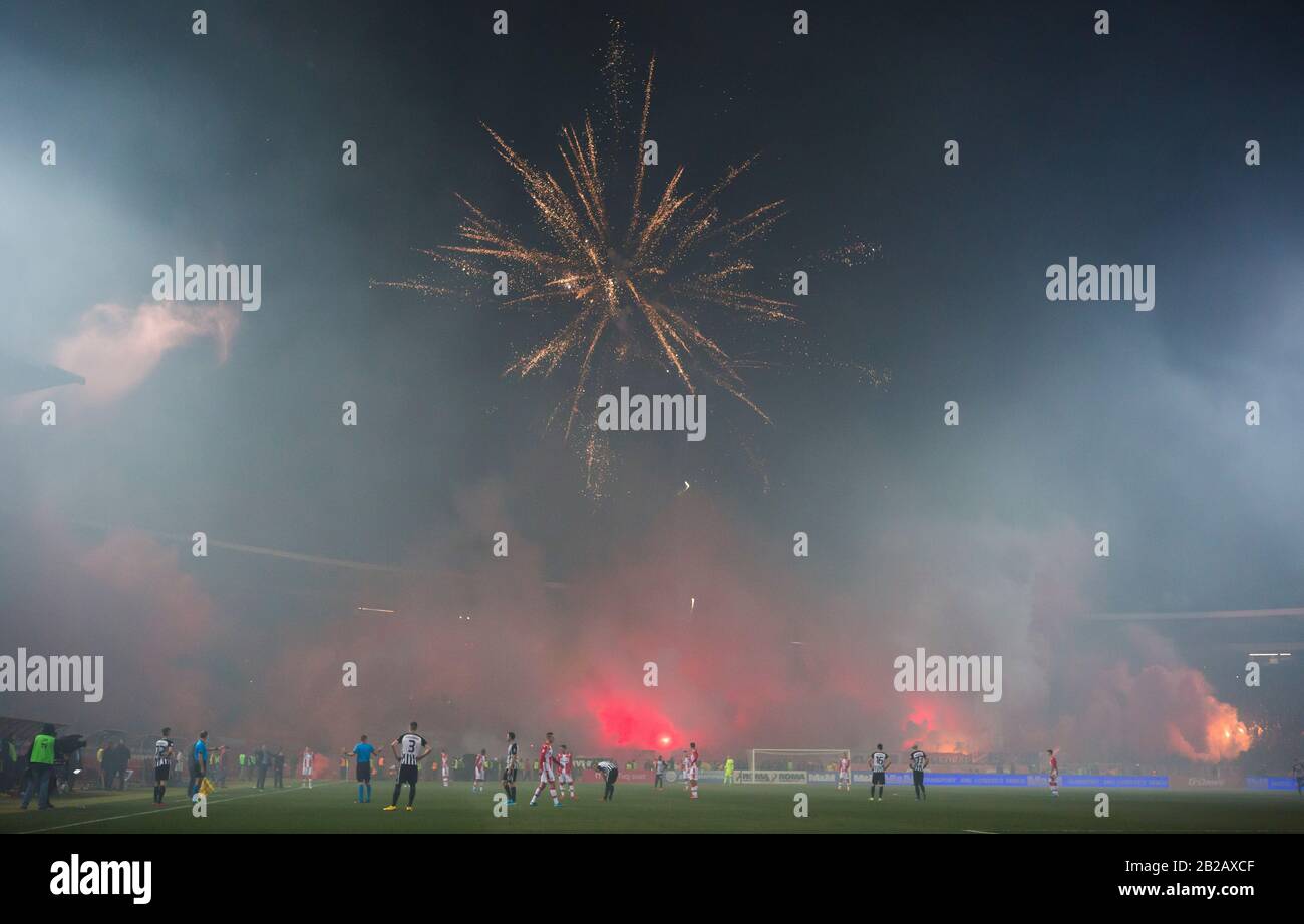 Fans of Crvena Zvezda editorial stock image. Image of reception - 22604269