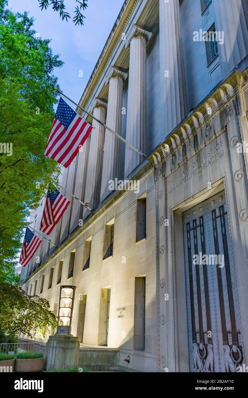 Robert F Kennedy Department Of Justice Building High Resolution Stock ...