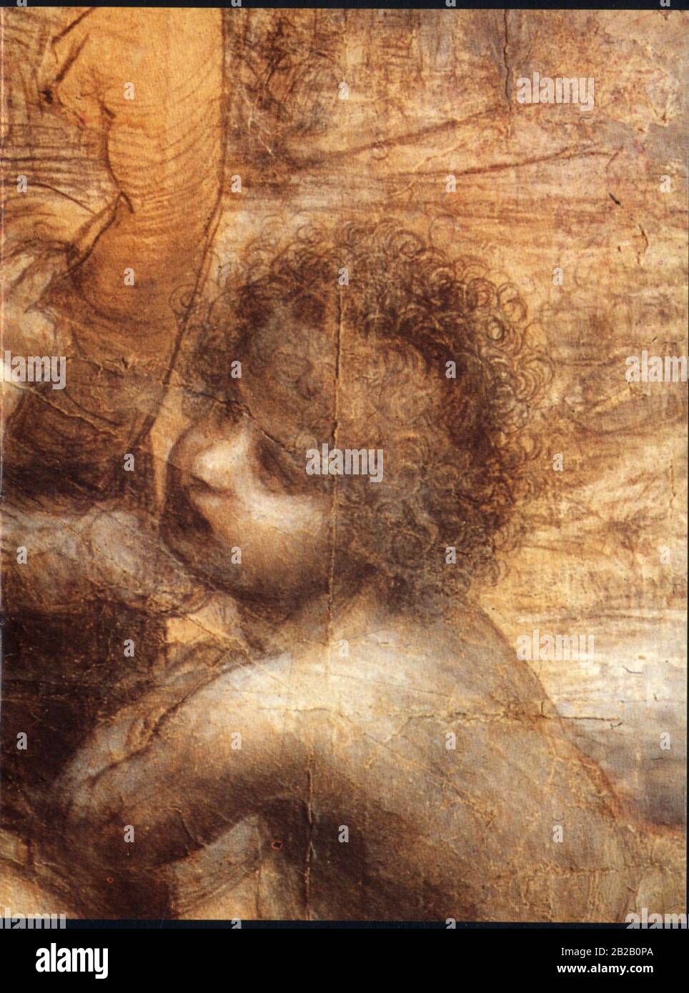 Leonardo da Vinci. Virgin and Child with Saint Anne and Saint John the