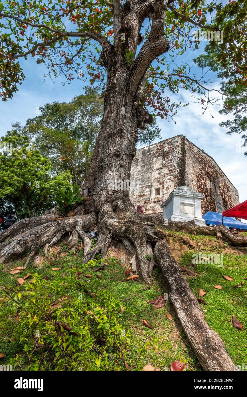 St. Paul's Church in Malacca, Malaysia that was originally built in