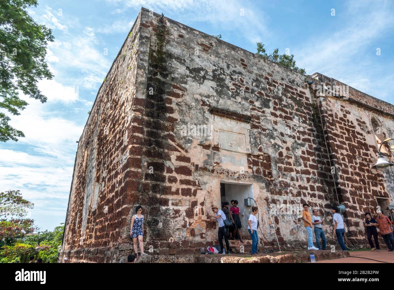 St. Paul's Church in Malacca, Malaysia that was originally built in